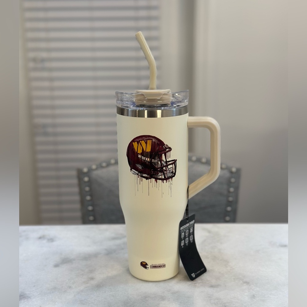 Washington COMMANDERS NFL 40oz Colossal Stainless Steel Tumbler